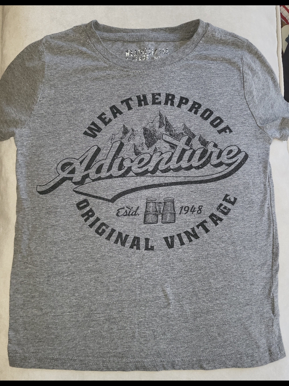 Weatherproof Gray Adventure Graphic Tee